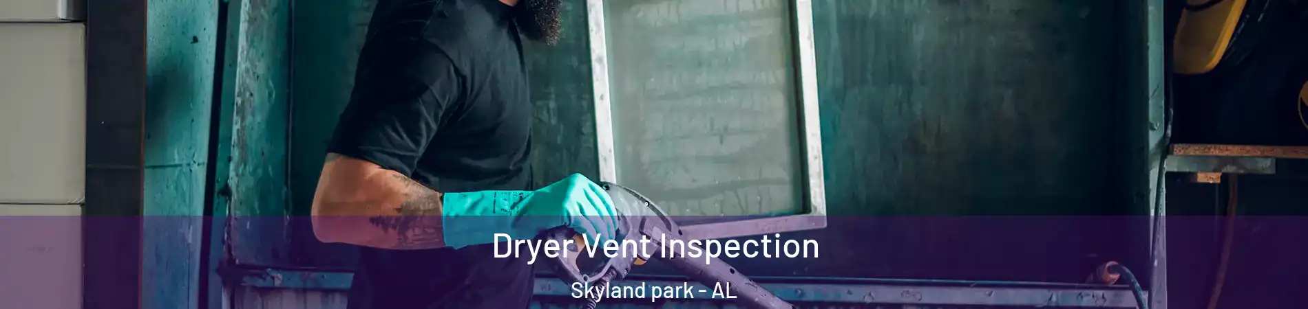 Dryer Vent Inspection Skyland park - AL