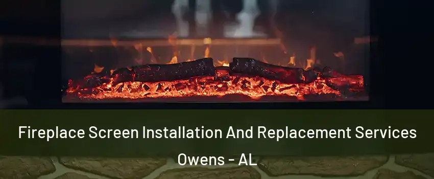 Fireplace Screen Installation And Replacement Services Owens - AL