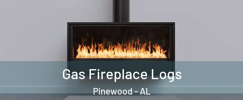 Gas Fireplace Logs Pinewood - AL