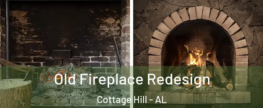 Old Fireplace Redesign Cottage Hill - AL