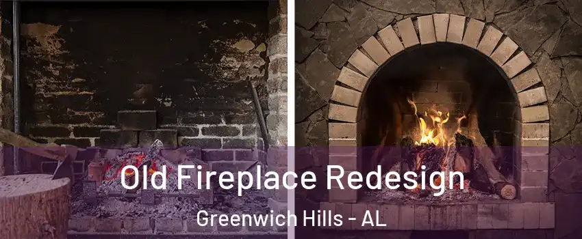 Old Fireplace Redesign Greenwich Hills - AL