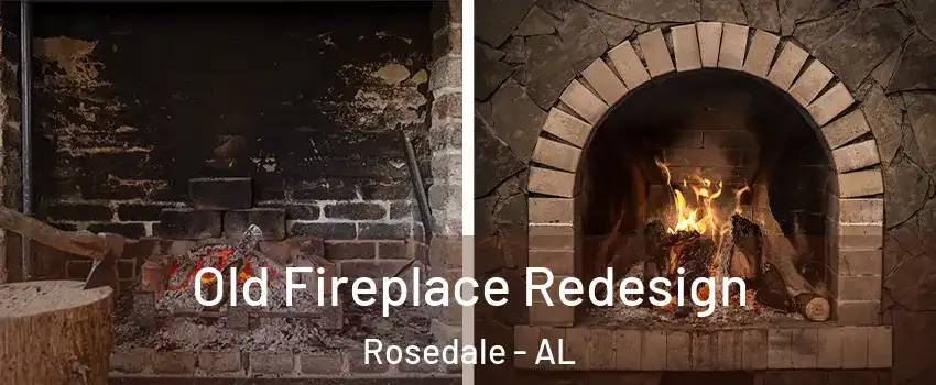 Old Fireplace Redesign Rosedale - AL