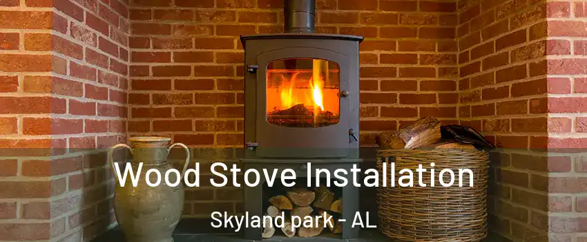 Wood Stove Installation Skyland park - AL